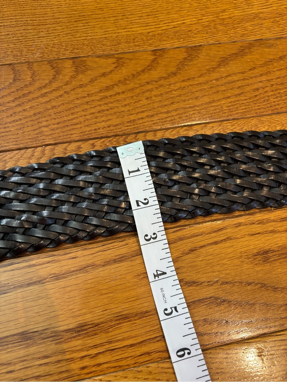Vintage Boho Leather Braided Holt Renfrew Belt - Picture 11 of 11